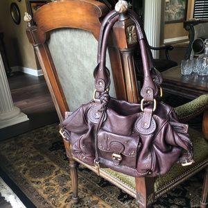 Chloe Paddington Wine/burgundy color
